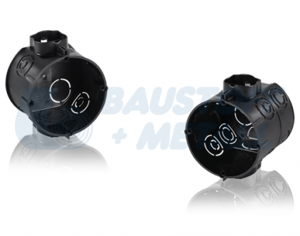 Конзола за мазилка за скачване Ø60, 45 мм черен f-tronic