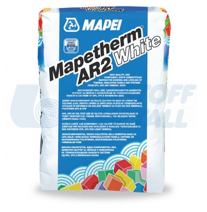Лепило и шпакловка за вата Mapei Mapetherm AR2 бял, торба 25 кг