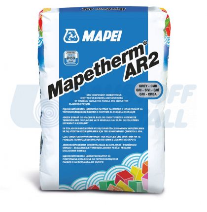 Лепило и шпакловка за вата Mapei Mapetherm AR2, торба 25 кг
