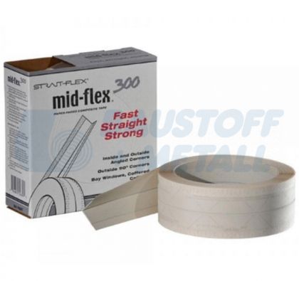 Лента за ъгли усилена STRAIT FLEX mid-flex 300 ролка 30 м