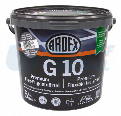 Фугиращ състав Ардекс G10 1-10 юрско бежов 5 кг