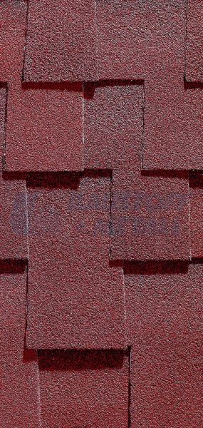 Битумни керемиди BTM Dragon Flex гъвкава SBS премиум клас, цвят червен, пакет 3 м²