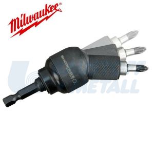 Комплект ъглова приставка с ударни накрайници Milwaukee