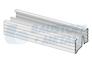 Профил Кнауф MW за акустика и звукоизолация за стени 100/50/0.6 мм, 1 брой 3.00 м