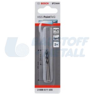 Свредло за метал HSS Bosch PointTec 2.0 мм - 2 бр