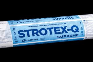 Дифузна покривна паропропусклива мембрана Strotex Supreme 2K, 170гр, 1,5х50м, ролка 75м²
