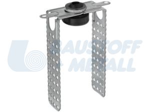 Директен окачвач акустичен с гумен демпфер Кнауф 120 мм