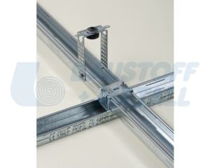 Директен окачвач акустичен с гумен демпфер Кнауф 120 мм