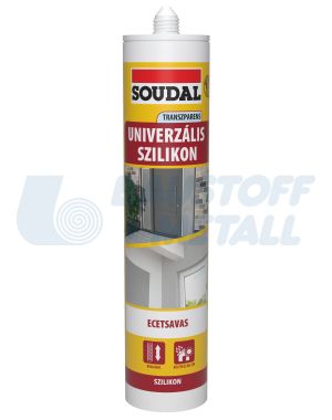 Универсален силикон Soudal прозрачен 280 мл