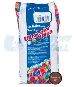 Фугираща смес Mapei Ultracolor Plus 143 теракота, пакет 2 кг