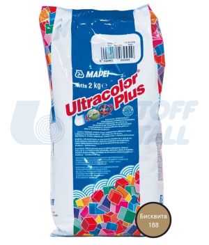 Фугираща смес Mapei Ultracolor Plus 188 бисквита, пакет 2 кг
