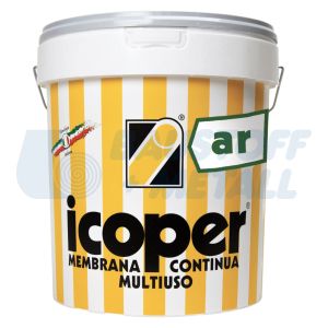 Течна кореноустойчива хидроизолационна мембрана Icobit Icoper Multiuso Antiradice сив 20кг