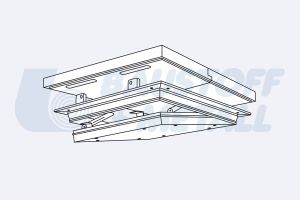 Ревизионна клапа RUG Alumatic F/EI90 400x400x43мм