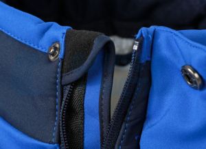 Зимно яке Jacke James&Nicholson royal/navy JN824 L с лого Baustoff+Metall