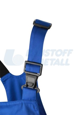 Полугащеризон James&Nicholson JN833 син N56 с лого Baustoff+Metall