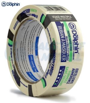 Хартиено тиксо висококачествена маскираща лента BlueDolphin 38 мм 50м