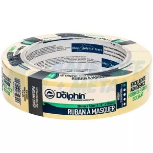 Хартиено тиксо висококачествена маскираща лента BlueDolphin 30 мм 50м
