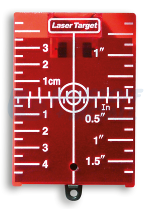 Мишена за лазер червена с магнити и опора Sola ZS red