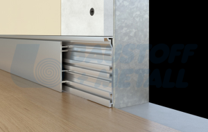 Цокълен перваз алуминиев декоративен профил JAP Е5309 3м