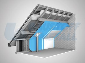 Паронепропусклива мембрана алуминиево фолио Knauf Homeseal LDS 200 AluPlus 1,5x50м, ролка 75 м²