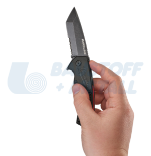 Назъбен сгъваем джобен нож Milwaukee Hardline 75 мм