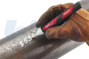 Бял маркер с течна боя Milwaukee