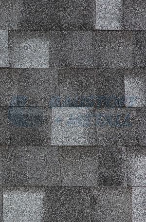 Двуслойна битумна керемида BTM Laminated Prestige сиво-черен премиум клас, пакет 2,57 м²