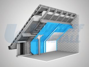 Паропропусклива мембрана Knauf Homeseal LDS 5 размери 1,5 x 50м, ролка 75 м²