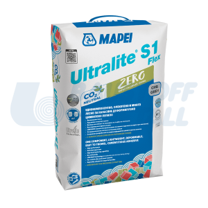 Лепило за плочки Mapei Keraflex Ultralite S1Flex Zero сив, торба 15 кг