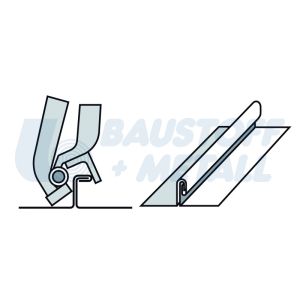 Клещи двоен фалц EDMA 50 мм