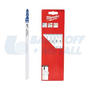 Комплект ножчета за зеге за дърво и PVC Milwaukee 5 бр.