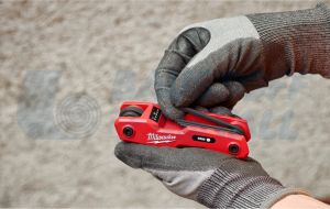 Комплект сгъваеми метрични шестограми 8 бр Milwaukee