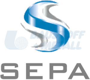 Метално пано SEPA с падащ борд за Т24 мрежа 30х10 цвят RAL 9005 черно 1200/600 мм, 1 брой