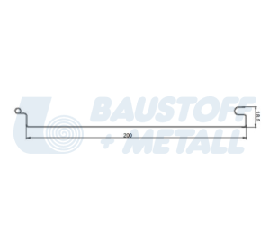 Снадка SEPA за ламел 200F екстериорен, 1 брой