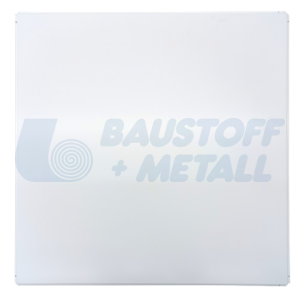 Метално пано SEPA с падащ борд Т24 цвят RAL 9016 неперфорирано гладко 600/600 мм, 1 брой