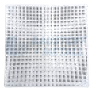 Метално пано SEPA с падащ борд Т24 цвят RAL 9016 перфорирано 600/600 мм, 1 брой