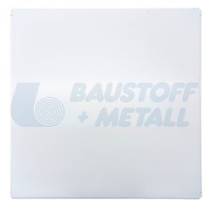 Метално пано SEPA с падащ борд Т24 цвят RAL 9016 неперфорирано гладко 600/600 мм, 1 брой