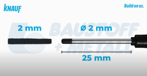 Перманентен маркер Кнауф двустранен черен