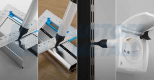 Перманентен маркер Кнауф двустранен черен