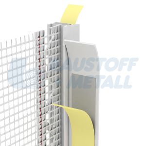 Ъгъл дограма с мрежа и перо PVC Протектор 37909, произведено в Германия, 1 брой 2.6 м