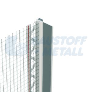 Ъгъл към дограма с мрежа PVC Протектор 37806, произведено в Германия, 1 брой 2.6 м