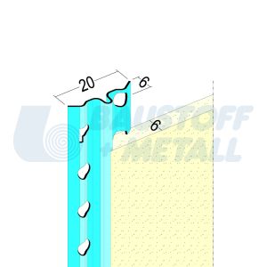 Профил майка за мазилка Протектор 01106, произведено в Германия, 1 брой 2.75 м