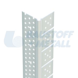 Ъгъл PVC за свод, рамо 33х33 мм, Протектор 03767, дължина 3 м, за извити конструкции от гипскартон, произведено в Германия, 1 брой 3 м