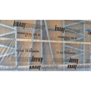 Паронепропусклива мембрана Knauf HOMESEAL LDS 35 прозиращ армиран полиетилен 1,5x50м, ролка 75 м²
