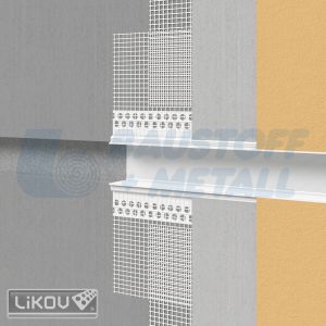 Профил PVC Likov декоративен с мрежа 30х20 мм 2,5 м, опаковка 10 бр (25 м)