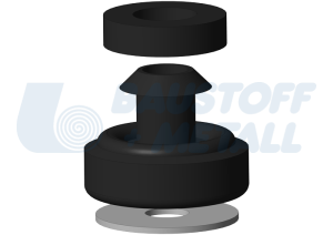 Гумен демпфер за звукоизолация Б+М