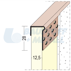 Профил PVC ГК Протектор 3787, дължина 3.05 м,