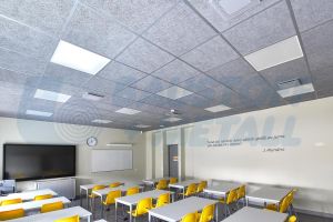 Пано Cewood CW-W15S GP Superfine Gray цвят сив P0 с прав борд 600/600 15 мм, 1 бр.