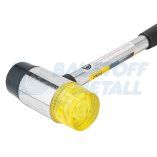 Гумен чук със стоманена дръжка 450 гр.