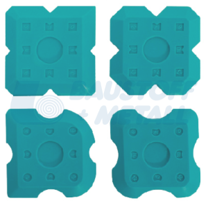 К-т 4 бр. силиконови шпатули